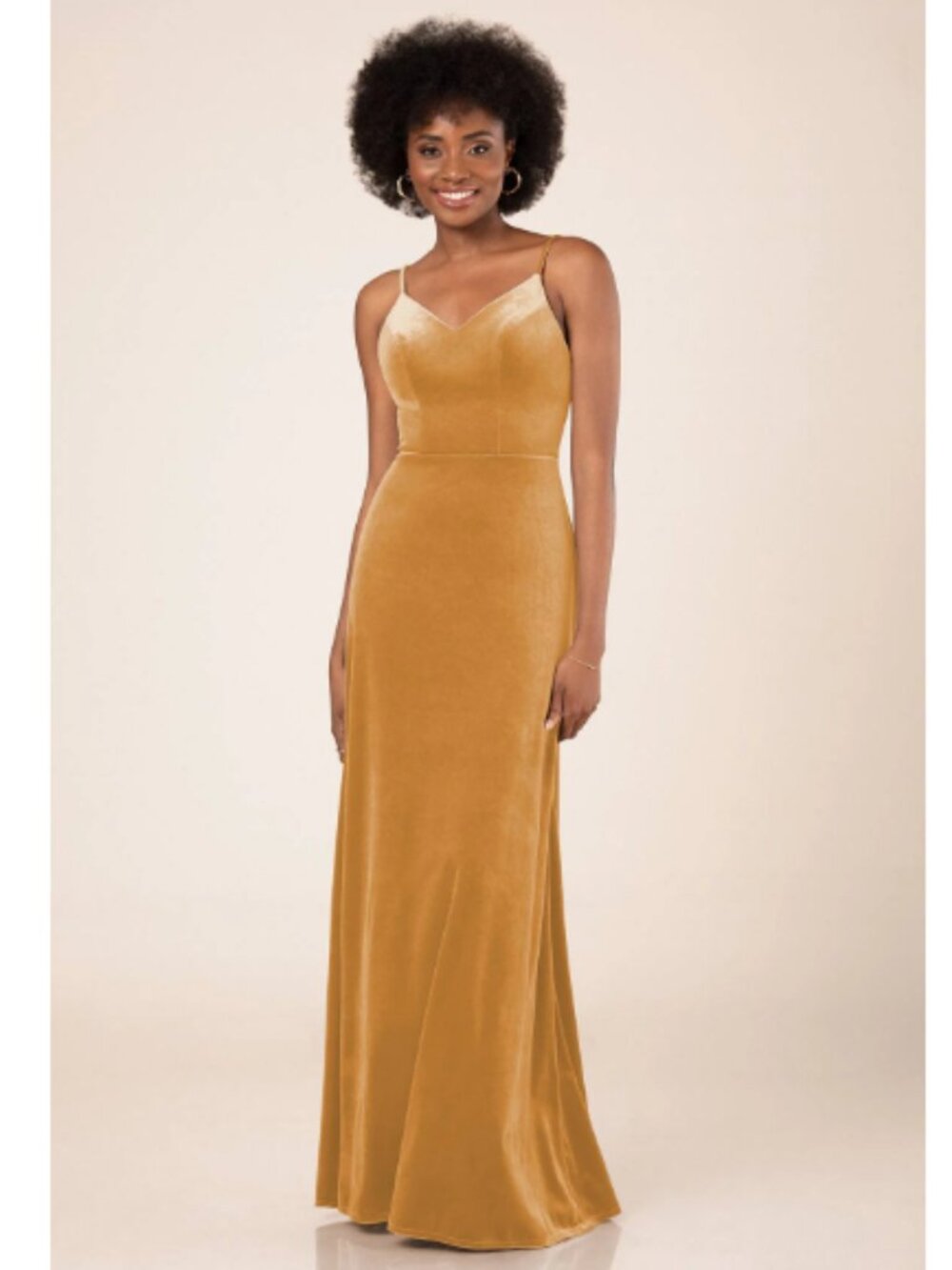 Amber Velvet V-neck A-lineGown Style 9644 Size 10